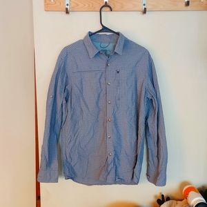 Eddie Bauer Activewear Button Up Shirt